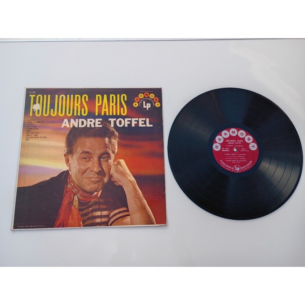 Andre Toffel – Toujours Paris LP Record Harmony French Vocal 33⅓ RPM